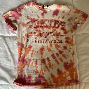 Virginia Tech tie die tshirt